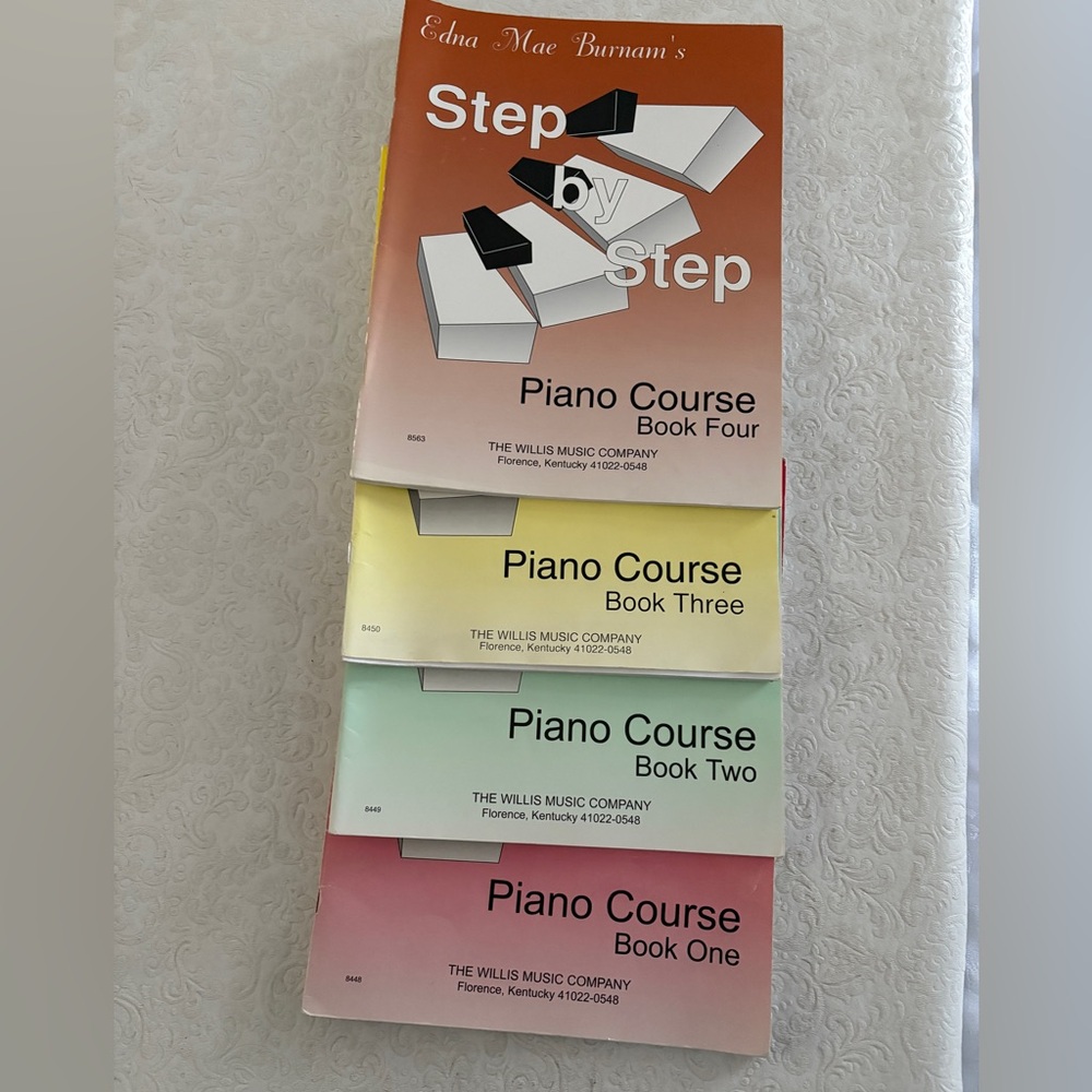 Step by Step Piano Books - Books 1-4